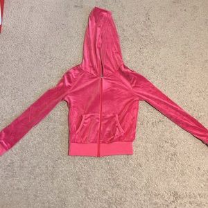 y2k velour jacket